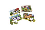 Palapelit - Playwood Four Wooden Jigsaw Puzzles in a Box - 12 Pieces Puu - RS195