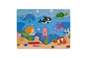 Palapelit - Playwood Wooden Jigsaw Puzzle and Fishing Game - 7 pcs. Puu - RS187