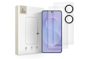 Puhelintarvikkeet - Näytönsuojat - Tech-Protect Glass Set+ 3-pack Tempered Glass for Samsung Galaxy S25 Edge - Clear - 5906302368204