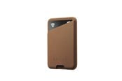 Puhelin - Muut lisävarusteet - Mujjo Magsafe Leather Card Wallet - Dark Tan - MUJJO-WA-001-DT