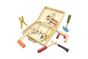 Luovat leikit - Playwood Wooden Tool Box - 12-piece - RS1003A