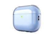 Puhelin - Muut lisävarusteet - KeyBudz Jelly Series Transparent Case for AirPods Pro 3rd Gen - Baby blue - APP3_S10_BBL