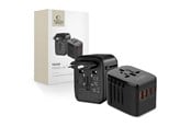 Puhelin - Adapterit & Laturit - Tech-Protect TA200 EU / UK / US / AU - black - 5906302368617