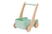 Vauva- ja taaperolelut - Playwood Green Wooden Push Cart - PW2095