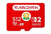 Muistikortti - SANDISK - for Nintendo Switch 2 - flash memory card - 512 GB - microSDXC Express - SDSQXFN-512G-GR6ZN
