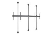 Seinäkiinnitys, AV-kiinnikkeet & AV-kalusteet - Multibrackets M mounting kit - modular - for LCD display - single side fixed - black - Max 60 kg - recommended for 98" - 7340234815074