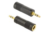 Audiokaapelit - Gembird Cablexpert audio adaptor - A-6.35F-3.5M