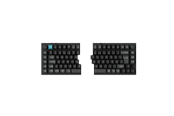 Näppäimistöt - Keychron Q11 Ultra 75% Split 8K Wireless Tri-Mode - POM Red - Pelinäppäimistö - ilman numpadia - Pohjoismainen - Musta - Q11U-M1-BO