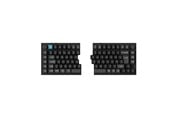 Näppäimistöt - Keychron Q11 Ultra 75% Split 8K Wireless Tri-Mode - POM Banana - Pelinäppäimistö - ilman numpadia - Pohjoismainen - Musta - Q11U-M4-BO