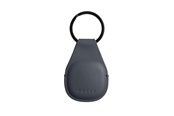 Puhelin - Muut lisävarusteet - Mujjo Leather AirTag Keychain - Basalt - MUJJO-KY-001-BS