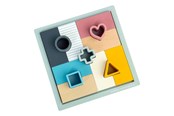 Vauva- ja taaperolelut - Bigjigs Wooden Mosaic Puzzle - 14 pcs. - 36002