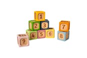 Vauva- ja taaperolelut - Bigjigs Wooden Soft Sorting Blocks - 9 pcs. - 38018