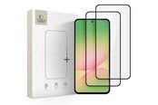 Puhelintarvikkeet - Näytönsuojat - Tech-Protect Glass Fit+ 2-Pack Tempered Glass for Samsung Galaxy A36 / A56 5G - Black - 5906302362059