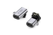 USB kaapelit - Tech-Protect Ultraboost USB-C Angle Adapter for Garmin Watch - Grey - 5906302368709