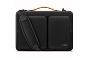 Laukut - Tech-Protect Defender Bag for Laptop 15-16 - Black & Orange - 5906302368846