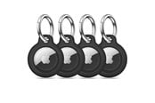 Puhelin - Kannet ja kotelot - Tech-Protect Rough 4-pack Case for Apple AirTag 1/2 - Black - 5906302368938