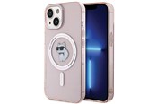 Puhelin - Kannet ja kotelot - Karl Lagerfeld IML Choupette MagSafe case for iPhone 15 - pink - 3666339162511