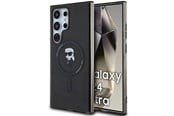 Puhelin - Kannet ja kotelot - Karl Lagerfeld IML Ikonik MagSafe Case for Samsung Galaxy S24 Ultra - Black - 3666339246921