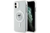 Puhelin - Kannet ja kotelot - Karl Lagerfeld IML Choupette MagSafe case for iPhone 11 / Xr - transparent - 3666339162313