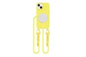 Puhelin - Kannet ja kotelot - Tech-Protect Magnecklace MagSafe Case for iPhone 14 - Yellow - 5906302376032