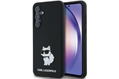 Puhelin - Kannet ja kotelot - Karl Lagerfeld Silicone Choupette case for Samsung Galaxy A35 - black - 3666339259549