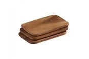 Keittiötarvikkeet - Zassenhaus Lounaslaudat 3 kpl akaasiapuuta 22x15cm - Z055009