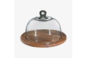 Keittiötarvikkeet - Zassenhaus Juustokupu ø30cm lasi/puu - Z055870