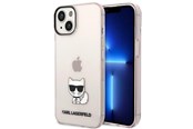 Puhelin - Kannet ja kotelot - Karl Lagerfeld Transparent Choupette Body Case for iPhone 14 Plus / 15 Plus 6.7" - Pink - 3666339076481