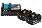 Akut ja laturit - Makita 1914J6-4 Battery and charger set 2 x 5Ah 18V - 1914J6-4