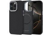Puhelin - Kannet ja kotelot - Tech-Protect Ion Carbon MagSafe Case for iPhone 16 Pro Max - Black and Gray - 5906302363315