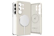 Puhelin - Kannet ja kotelot - Tech-Protect Silicone MagSafe Case for Samsung Galaxy S26 Ultra - Beige - 5906302390328