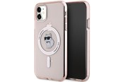 Puhelin - Kannet ja kotelot - Karl Lagerfeld IML Choupette MagSafe case for iPhone 11 / Xr - pink - 3666339162436