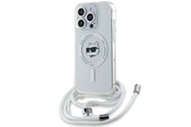Puhelin - Kannet ja kotelot - Karl Lagerfeld IML Choupette Head & Cord MagSafe case for iPhone 14 Pro Max - transparent - 3666339287115