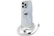 Puhelin - Kannet ja kotelot - Karl Lagerfeld IML Choupette Head&Cord MagSafe case for iPhone 15 Pro Max - transparent - 3666339287153