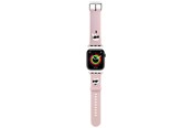 Smartwatch - Lisävarusteet - Karl Lagerfeld 3D Rubber Karl&Choupette Heads strap for Apple Watch 42/44/45/49mm - pink - 3666339259273