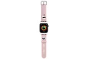 Smartwatch - Lisävarusteet - Karl Lagerfeld 3D Rubber Karl&Choupette Heads strap for Apple Watch 38/40/41mm - pink - 3666339259266