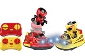 Kauko-ohjattavat - Junior Driver Bumper Car Twin Pack Red And Yellow - 89503B2