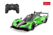 Kauko-ohjattavat - RASTAR R/C 1:24 Lamborghini SC63 LMDH Green - 10160-0