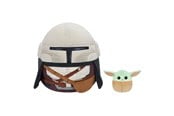 Pehmolelu - Squishmallows 30 cm Mandalorian and 9 cm Grogu - 270560