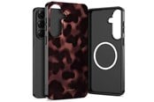 Puhelin - Kannet ja kotelot - Tech-Protect Lamano MagSafe Case for Samsung Galaxy S26+ - Brown and Black - 5906302390663
