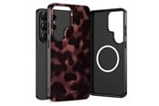 Puhelin - Kannet ja kotelot - Tech-Protect Lamano MagSafe Case for Samsung Galaxy S26 Ultra - Brown and Black - 5906302390670