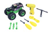 Leluautot - Monster Jam Mechanix 1:18 Build N ReBuild Grave D - 5004584