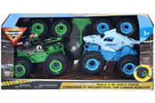 Leluautot - Monster Jam Mechanix 1:32 Build N Re-Build 2 pk GD - 5004598