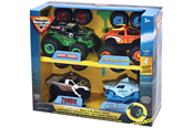 Leluautot - Monster Jam Mechanix 1:32 Build N ReBuild 4 pk GD - 5004756