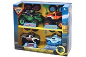 Leluautot - Monster Jam Mechanix 1:32 Build N ReBuild 4 pk GD - 5004756