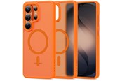 Puhelin - Kannet ja kotelot - Tech-Protect Magmat MagSafe Case for Samsung Galaxy S26 Ultra - Orange and Matte - 5906302390762