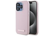 Puhelin - Kannet ja kotelot - Karl Lagerfeld FW Metal Plate MagSafe iPhone 15 Pro Case - Pink - 3666339255329