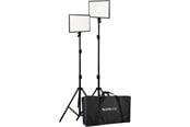 Kameran & objektiivien lisävarusteet - Nanlite LumiPad 25 LED 2 Light kit with stand and bag - LUMIPAD 25 2KIT