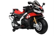 Tasapainopyörät, potkuautot ja potkulaudat - Aprilia RS V4 MC Ride-On Motorcycle 2x12V - Black - 6951160