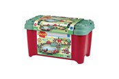 Rakennussarjat - Abrick Ecoiffier Train Track Construction Set - Station and Accessories - 140 pcs. - 1348